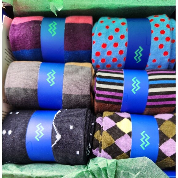 6 Pack Mens dress socks - Mio Marino~NEW IN BOX - Picture 1 of 9